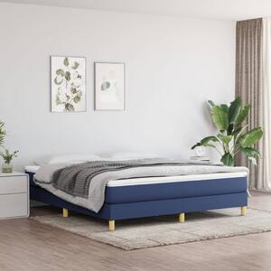 VidaXL Πλαίσιο Κρεβατιού Boxspring Μπλε 180x200 εκ. Υφασμάτινο