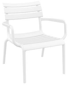 PARIS LOUNGE WHITE ΠΟΛ/ΝΑ ΠΟΛ/ΝΙΟΥ - (68X70X40/76εκ.), Χρώμα: WHITE - SIESTA