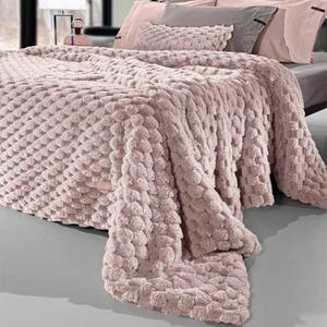 Κουβέρτα Γούνινη King Size (240x260) Guy Laroche Elixir Old Pink