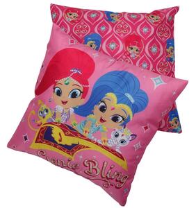 Διακοσμητικό Μαξιλάρι Παιδικό 5501 Shimmer & Shine Fuchsia-Yellow Das Baby