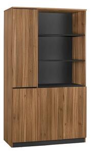 Βιβλιοθήκη Γραφείου Επαγγελματική Supreme Honey Oak - Grey 120X40X200 HM2353