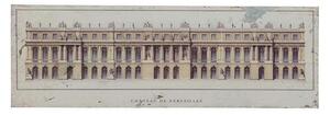 Πίνακας Ξύλινος Printed 3-90-271-0010 Chateau De Vesrailles 120X40 Inart