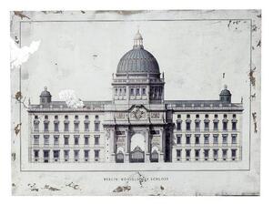 Κάδρο Berlin Schloss VUR104 Μπεζ 60x80x3,5cm Espiel