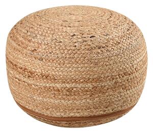 Πουφ (Φ40x20) Pol Rugs & Mats Jute Natural