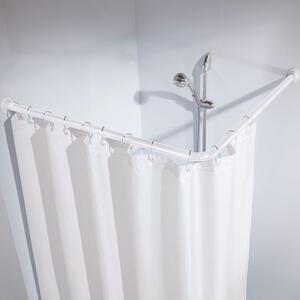 Γωνιακός Βραχίονας Ντουζιέρας Winkelstange 0348 90x90cm (25mm) White Kleine Wolke