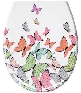 Καπάκι Λεκάνης Butterflies 1840 37x45cm Multicolor Kleine Wolke