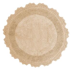 Πατάκι Μπάνιου Στρογγυλό Des. Lace Beige Anna Riska