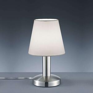 Φωτιστικό Επιτραπέζιο Mats 24x14cm Nickel Mat-White 599600101 Trio Lighting