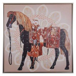 Κάδρο Horse No1 373-220-010 60x3x60cm Red-Black