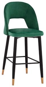 Σκαμπό Μπαρ Harper HM8526.03 50x51x111Ycm Forest Green Σετ 2τμχ