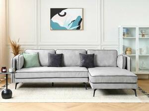 Γωνιακός Καναπές Berwyn 622, Γκρι, 268x157x88cm, Πόδια: Μέταλλο,Ευκάλυπτος