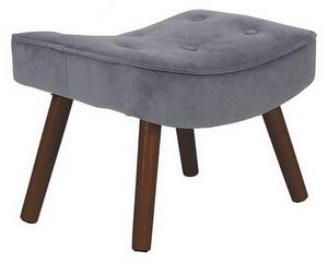 Σκαμπό - Υποπόδιο Alma Ε7141,71Κ 52x38x35cm Walnut-Grey