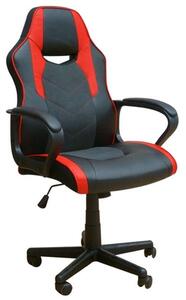 Πολυθρόνα Γραφείου Gaming BS6210 01.0403 60,5Χ64,5Χ103-113cm Black-Red