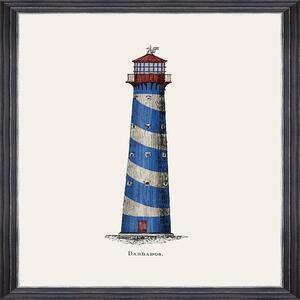 Κάδρο Lighthouse Drawings Iii Fa13372 50X70Cm White-Red-Blue Mindthegap