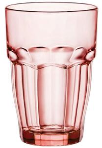 Ποτήρι Σωλήνα Rock Bar Tempered BR00126501 370ml Peach Bormioli Rocco