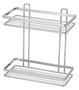 Εταζέρα 2 Θέσεων Elegant 02-8680 25x12x27.5cm Inox Estia