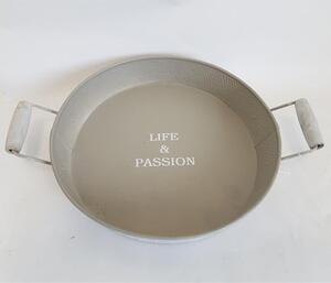 Δίσκος Life & Passion 00.03.3945 30Χ5,5cm Ecru