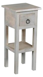 Έπιπλο Stand Χαμηλό Maison Classic ΕΙ930,2 Antique Λευκό 25x25H55cm