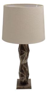 Επιτραπέζιο Φωτιστικό Silver-Beige 3-15-679-0005 Inart