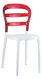 Καρέκλα Bibi White-Red 32-0050 42X50X85cm Siesta