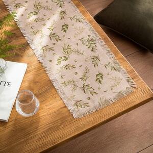 Runner Feuille 358 Beige-Green Gofis Home