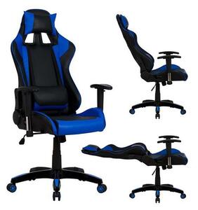 Πολυθρόνα Gaming 67x70x134 Hm Racing HM1056.08 Black-Blue