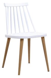 Καρέκλα Lavida White ΕΜ139,1 43X48X77 cm Σετ 4τμχ