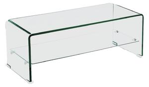 Τραπεζάκι Glasser Clear ΕΜ731 100X50Χ43 cm