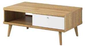 Τραπεζάκι Riviera II 40109-PR Natural-White 107Χ46Χ67 cm