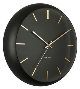 Ρολόι Τοίχου Globe KA5840BK Φ40cm Black-Gold Karlsson