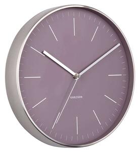 Ρολόι Τοίχου Minimal KA5732PU Φ27,5cm Purple Karlsson