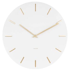 Ρολόι Τοίχου Charm KA5716WH Φ45cm Μεταλλικό White Karlsson