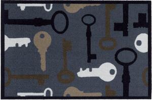 Πατάκι Εισόδου Mondial 011 Keys 50X75cm Grey-Beige Sdim