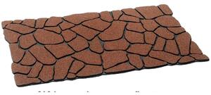 Πατάκι Εισόδου Ecomat 012 Cleanscrape Flagstone 45X75cm Brown Sdim