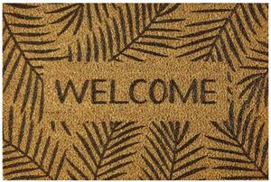 Πατάκι Εισόδου Finesse 966 Leaves Welcome 40X60cm Beige-Black Sdim