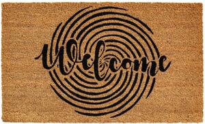 Πατάκι Εισόδου Ruco Print 628 Welcome Circle 45X75cm Beige-Black Sdim