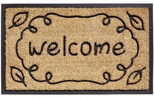 Πατάκι Εισόδου Bombay 088 Welcome 45X75cm Beige-Black Sdim