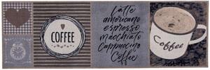 Χαλάκι Κουζίνας Cook & Wash 310 Love Good Coffee 50X150cm Grey-Brown Sdim