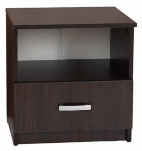 Κομοδίνο HM2431.02 Με Συρτάρι 45X40X48 Wenge