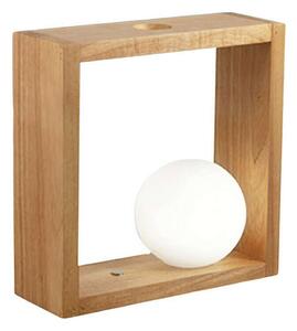 Φωτιστικό Επιτραπέζιο Kark 3669-30-215 5W Led 30x30cm Oak Fabas Luce