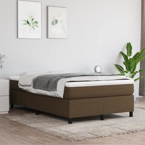 VidaXL Πλαίσιο Κρεβατιού Boxspring Σκούρο Καφέ 120x200 εκ. Υφασμάτινο