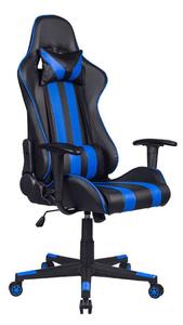 Καρέκλα Gaming 387-00-005 64x53x135cm Black-Blue