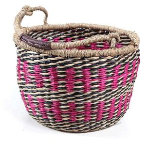 Καλάθι Διακοσμητικό Tide M 0680073 30x30x18cm Fuchsia-Multi Soulworks