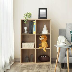 Βιβλιοθήκη Δαπέδου 6 Θέσεων (75.5x30x97.5) Vasagle LBC203HV1
