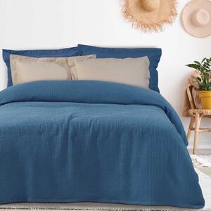 Κουβέρτα Πικέ 0472 Blue Das Home