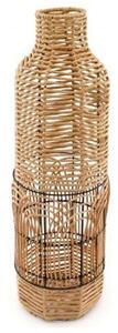 Βάζο Rattan 014.SY0110 18x55cm Brown