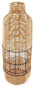 Βάζο Rattan 014.SY0112 18x40cm Brown