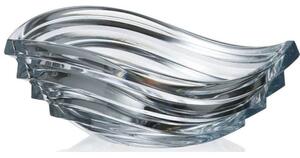 Διακοσμητικό Μπωλ Wave CTB03500403 22cm Κρυστάλλινο Clear Βοημίας