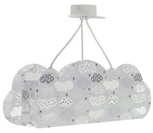 Φωτιστικό Οροφής Clouds 41410 E 54x22x21cm 3xE27 Grey Ango