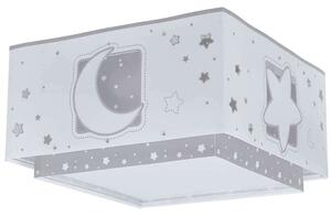 Φωτιστικό Οροφής-Πλαφονιέρα Moon 63236 E 30x30x16,5cm 2xE27 Grey Ango